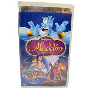 Aladdin Special Edition VHS Tape Platinum Edition